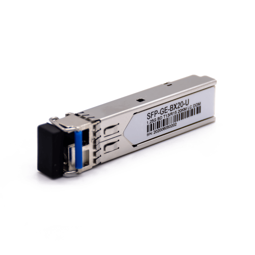 SFP-BX20-D 1.25G SFP T1310/R1550 20km DOM Simplex LC SMF Optical Transceiver Module