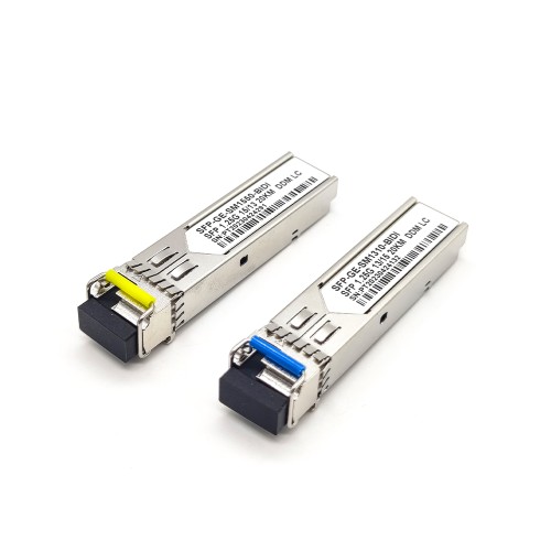 SFP Single Mode BIDI SMF LC Interface TX1310/RX1550 1.25Gbps 20KM