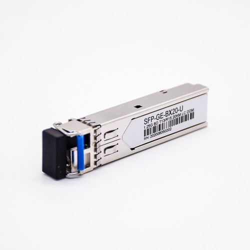 SFP Single Mode BIDI SMF LC Interface TX1310/RX1550 1.25Gbps 20KM