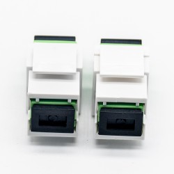 Optical Module SC-SC Through Hole Unshielded Panel Mount