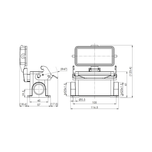 H16B-SM-1L-PC-2M25