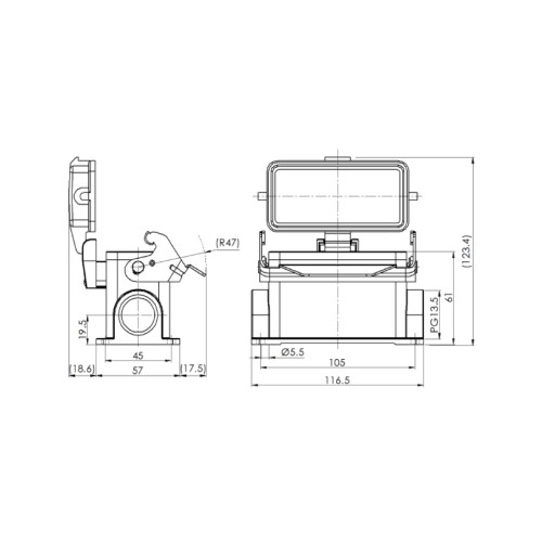 H16B-SM-1L-PC-PG13.5