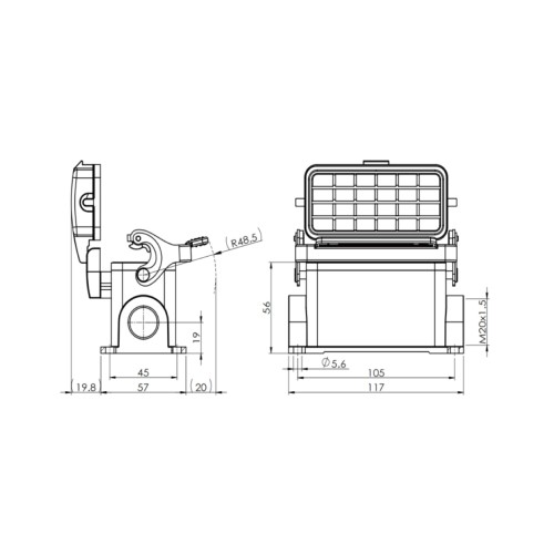 H16B-SM-1LS-PC-M20