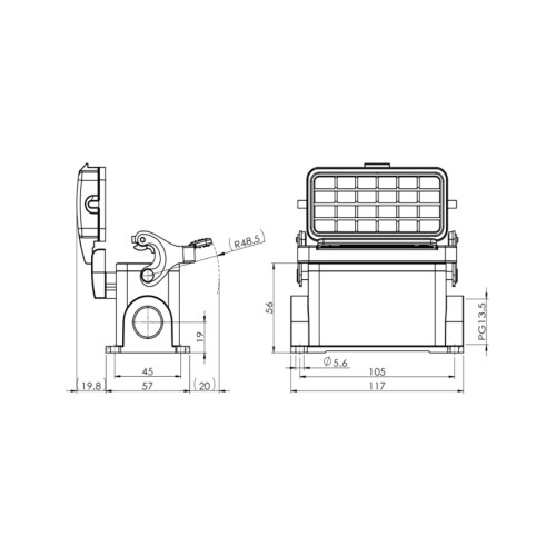 H16B-SM-1LS-PC-PG13.5