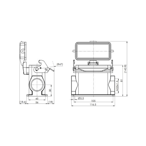 H16B-SMH-1L-PC-M25