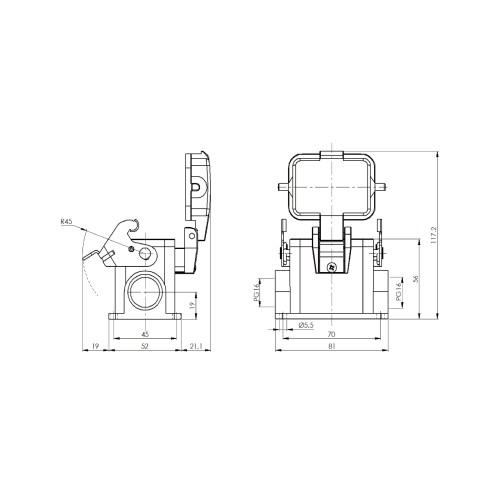 H6B-SM-1L-PC-2PG16