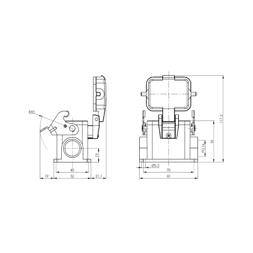 H6B-SM-1L-PC-PG16