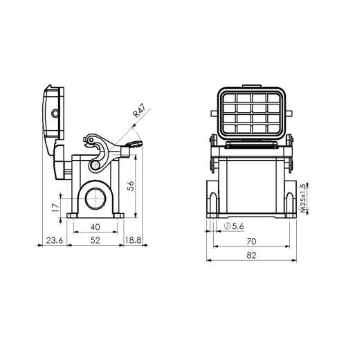 H6B-SM-1LS-PC-M25