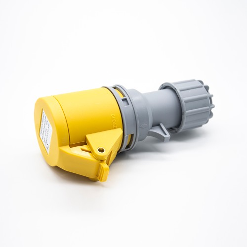 IEC 60309 Female 16A 3pin 110V-130V 50/60Hz 4h 2P+E IP44 CEE Industrial Cable Mount Connector