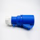 IEC 60309 Movable Socket 32A 3pin 220V-250V 50/60Hz 3P 6h 2P+E Waterproof IP44 CEE Industrial Socket With Spring-Loaded Cap