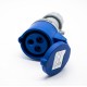 IEC60309 Line Socket 16A 3pin 220V-250V 50/60Hz 3P 6h 2P+E Waterproof IP44 CEE Industrial