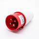 Industrial Connector Plug 4P 16A 380V-415V 3P+E 6h IP44