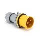 Waterproof Industrial Connector Plug 3Pin 32A 110V 2P+E IP44