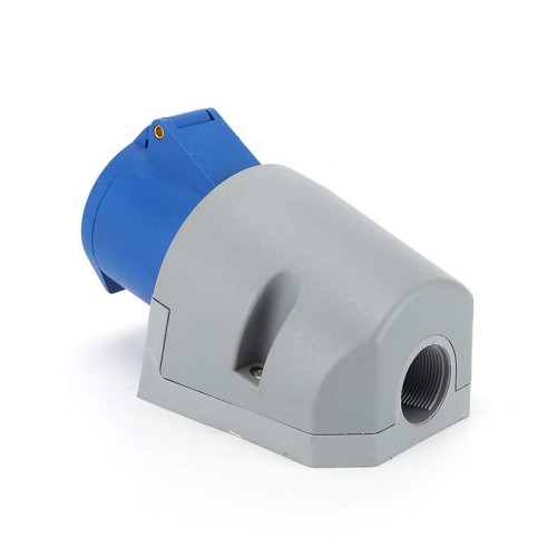 Waterproof Industrial Connector Socket 3Pin 32A 250V 2P+E IP44