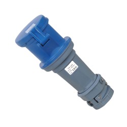 Waterproof Industrial Connector Socket 3Pin 63A 230V 2P+E IP44