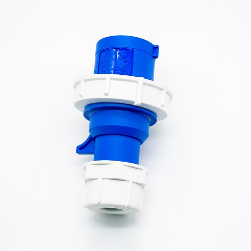 60309 230v 16A 3pin 220V-250V 50/60Hz 3P 6h 2P+E Waterproof IP67 CEE Industrial IEC60309 Plug Blue