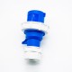 60309 230v 16A 3pin 220V-250V 50/60Hz 3P 6h 2P+E Waterproof IP67 CEE Industrial IEC60309 Plug Blue