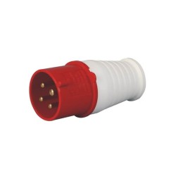 IEC60309 6h 16A 4pin 380V-415V 50/60Hz 4P 3P+N+E IP44 CEE Industrial Plug Red