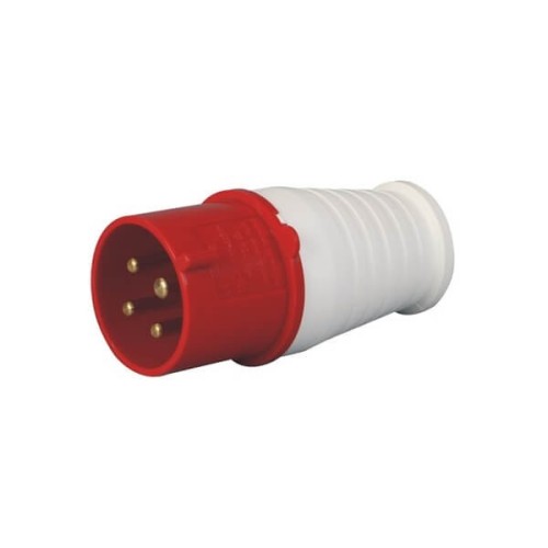 IEC60309 Plug 32A 4pin 380V-415V 50/60Hz 4P 6h 3P+N+E IP44 IEC60309 CEE Red