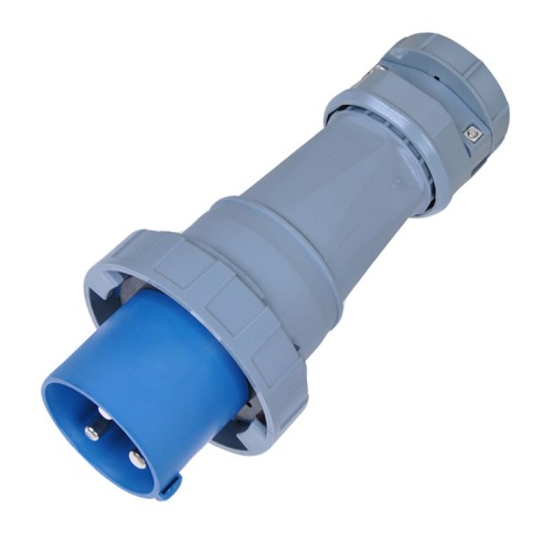 Waterproof Industrial Connector Plug 3Pin 125A 230V 2P+E IP67