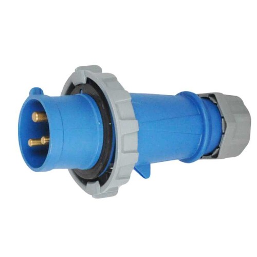 Waterproof Industrial Connector Plug 3Pin 32A 230V 2P+E IP67