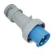 Waterproof Industrial Connector Plug 3Pin 63A 400V 2P+E IP67