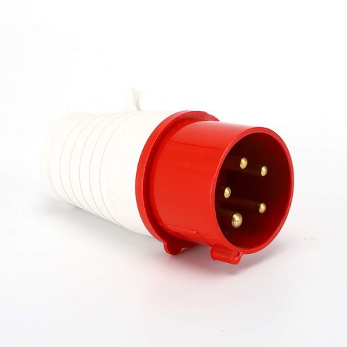 Waterproof Industrial Connector Plug 5Pin 16A 380-415V 3P+E+N IP44