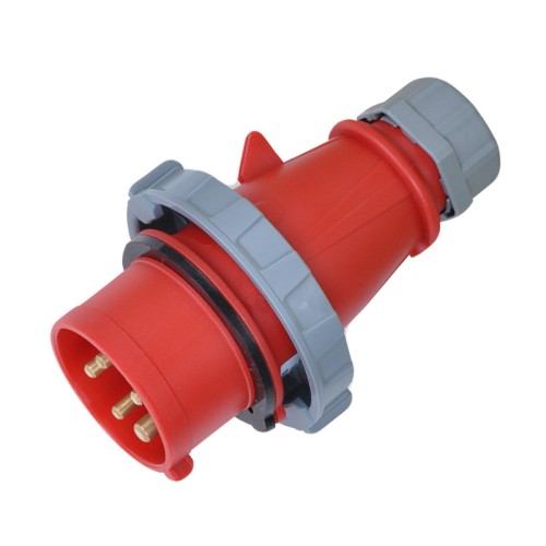 Waterproof Industrial Connector Plug 5Pin 16A 400V 3P+E+N IP67