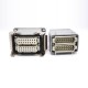 Heavy Duty 32 Pin Connector PG29 Male female Butt-Joint H32A Shell Hasp High Surfice Mounting High Top Cable Entry