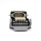 Heavy Duty Power Connector H10A M25 Bulkhead Mounting 12Pin Silver Plating Male Butt-Joint Female