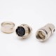 Circular Connector Female Jack float mounting 6 Pin Straight Solder Cup HR10 Circular Push-Pull Connector 5pcs