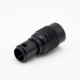 HR10 HRS Male Plug 6 Pin Solder Cup black Straight Circular Push-Pull Connector