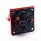 16A 5pin Receptacle 380V-415V 50/60Hz 5P 6h 3P+E IP44 IEC60309 CEE Industrial Panel Mount Pin Socket