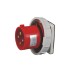 32A 4Pin IEC60309 Socket 380V-415V 4P 6h 3P+E IP67 CEE Industrial Panel Mount Pin Receptacle