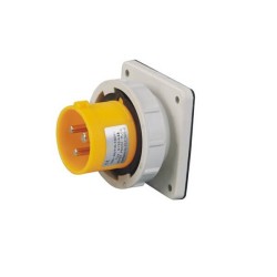 IP67 CEE Socket 32A 3pin 110V-130V IEC60309 Panel Mount Pin Receptacle