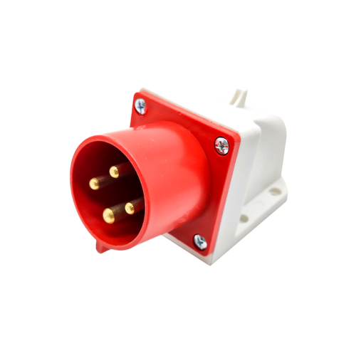 IEC60309 CEE Industrial 32A 4pin 380V-415V 50/60Hz 4P 6h 3P+E IP44 Surface Mount Pin Receptacle with Box