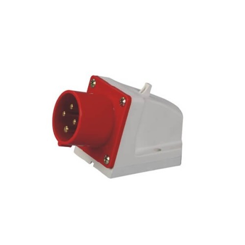 IEC60309 CEE Industrial 32A 4pin 380V-415V 50/60Hz 4P 6h 3P+E IP44 Surface Mount Pin Receptacle with Box