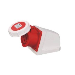 IEC60309 32A Red 4pin 380V-415V 50/60Hz 4P 6h 3P+E IP67 CEE Industrial Wall Socket