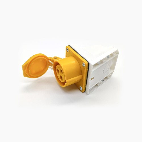 IEC60309 Receptacle 16A 3pin 110V-130V 50/60Hz 2P+E 4h 2P+E IP67 CEE Industrial