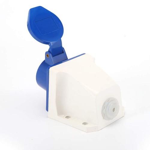 Waterproof Industrial Connector Socket 3Pin 32A 250V 2P+E IP44