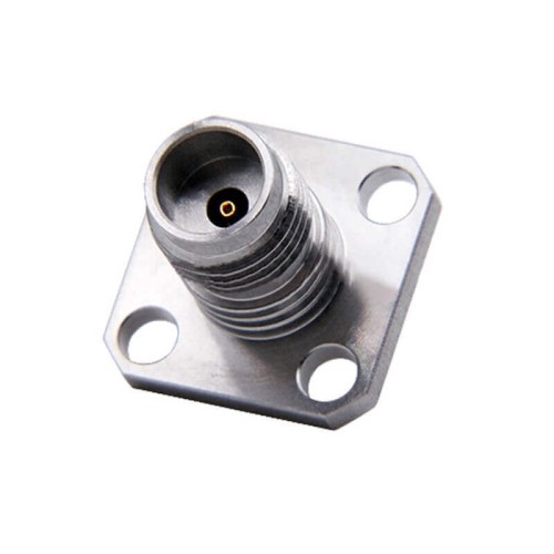 Dc~67Ghz High Precision 1.85Mm Female 4-Hole Flange Rf Coax Connector