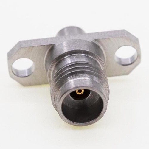 2.4mm Female Connector, 15.8x5.7mm /0.625 x0.223inch Bulkhead Flange 0.3mm /.012″ Pin