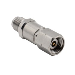 2.4mm Male Plug to 2.92mm Female Jack Stainless Steel Connector 40GHz Coaxial Adapter