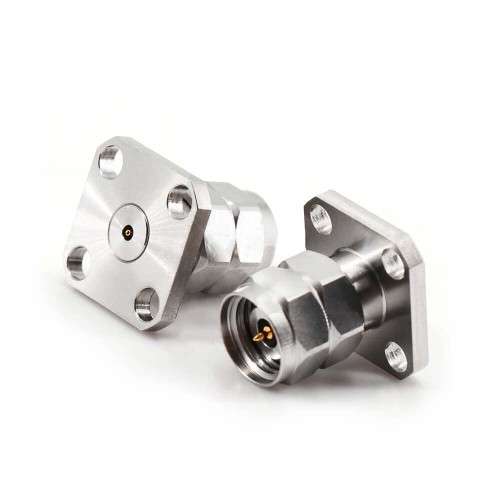 2.4Mm Male Receptacle Dc To 50Ghz 4-Hole Flange 2.4Mm-Jfd