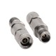 2.92mm Male Plug to 2.4mm Female Jack Coaxial Adapter Stainless Steel High Frequency Connector 40GHz