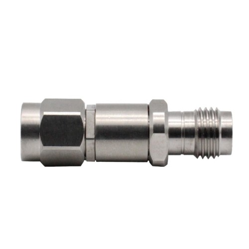 2.92mm Male Plug to 2.4mm Female Jack Coaxial Adapter Stainless Steel High Frequency Connector 40GHz