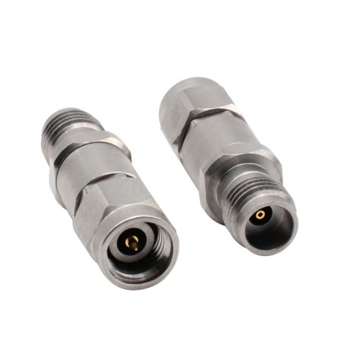 2.4mm female to 2.92 Male Microwave Adapter DC to 40GHz 50 Ohm Stainless Steel Body