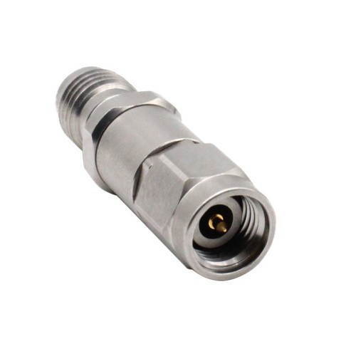 2.4mm female to 2.92 Male Microwave Adapter DC to 40GHz 50 Ohm Stainless Steel Body