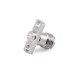 2.92mm Female Connector 2-Hole Flange Mount Stainless Steel 40GHz High Frequency RF Coaxial Connector