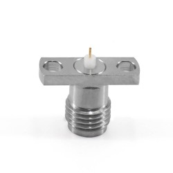 2.92Mm Female Dc To 40Ghz 2-Hole Flange Outer Contact Through The Wall